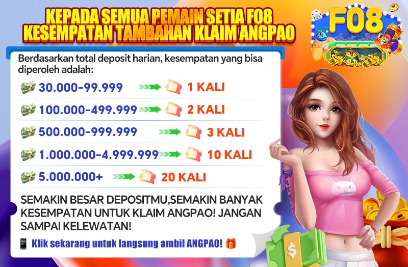 KEPADA SEMUA PEMAIN SETIA FO8 KESEMPATAN TAMBAHAN KLAIM ANGPAO